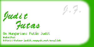 judit futas business card